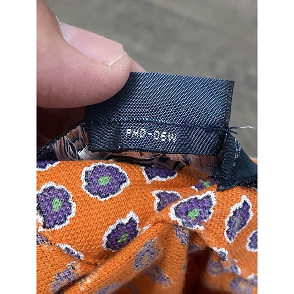 Men's Polo Ralph Lauren Featherweight Mesh Shirt Orange Size M Floral Print - Picture 11 of 11